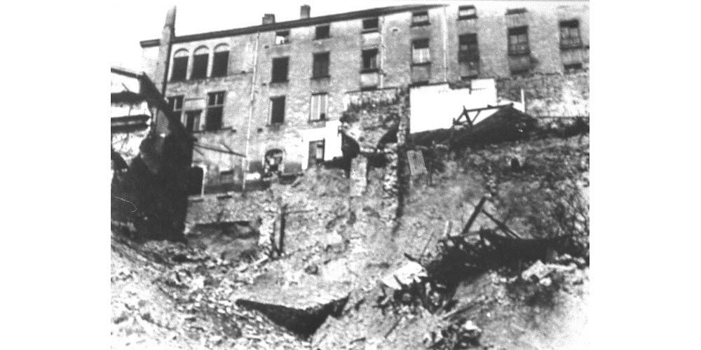 glissement de terrain à Fourvière en 1933