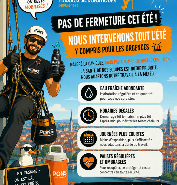 Nos cordistes restent disponibles tout l'été !